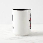 Tasse des Kaffees, gotische Liebe (Zentrum)