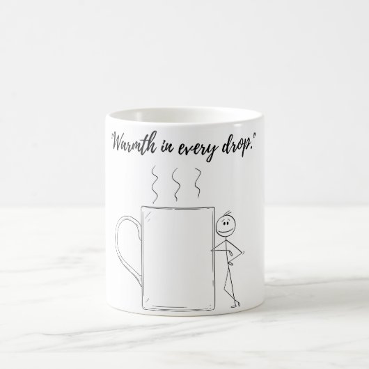 Tasse des Kaffees: Ihre Tagesdosis der Freude" (Mittel)