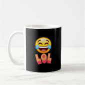 Tasse des Kaffees, LOL, Lachen Emoji (Links)