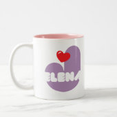 Tasse des Kaffees Loves Jelena (Links)
