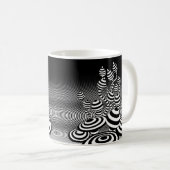Tasse des Kaffees Magische Pilze geometrische Gest (VorderseiteRechts)