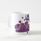 Tasse des Kaffees mit dem offiziellen MGTSPS Logo (Vorderseite Links)