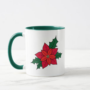 Tasse des Kaffees mit Weihnachtsweihnachtscreme