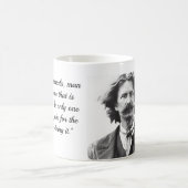 Tasse des Kaffees mit Zitat von Mark Twain (Mittel)