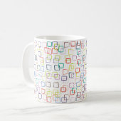 Tasse des Kaffees - Moderner Kunststil (Vorderseite Links)