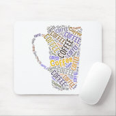 Tasse des Kaffees Mousepad (Mit Mouse)