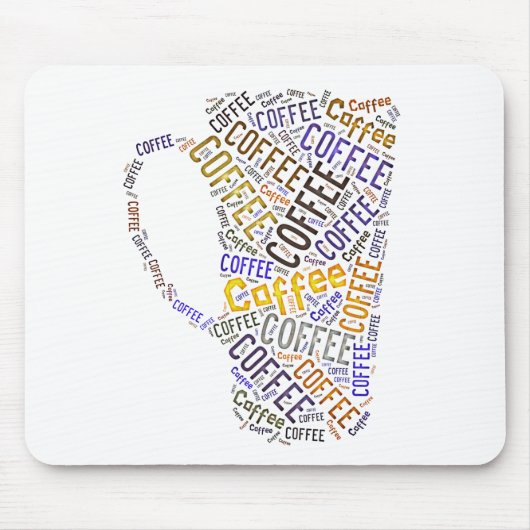 Tasse des Kaffees Mousepad (Vorne)