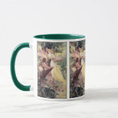 Tasse des Kaffees: Mucha - Geist des Frühlings (Links)