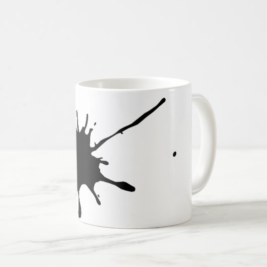 Tasse des Kaffees - Platsch (VorderseiteRechts)