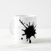 Tasse des Kaffees - Platsch (Vorderseite Links)