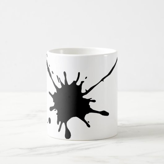 Tasse des Kaffees - Platsch (Mittel)