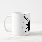 Tasse des Kaffees - Platsch (Links)