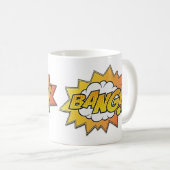 Tasse des Kaffees - Pop Art Bang (VorderseiteRechts)