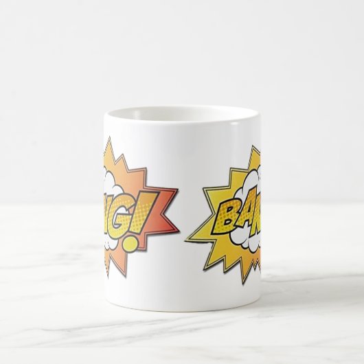 Tasse des Kaffees - Pop Art Bang (Mittel)