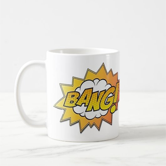 Tasse des Kaffees - Pop Art Bang (Links)