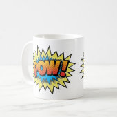 Tasse des Kaffees - Pop Art Pow (Vorderseite Links)