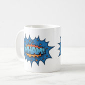 Tasse des Kaffees - Pop Art Wham (Vorderseite Links)