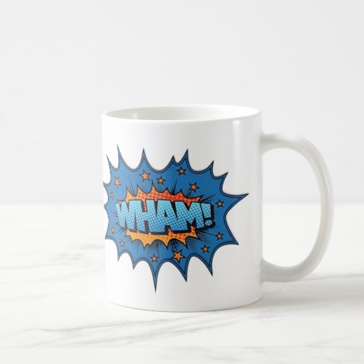 Tasse des Kaffees - Pop Art Wham (Rechts)