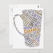 Tasse des Kaffees Postkarte (Vorne/Hinten)
