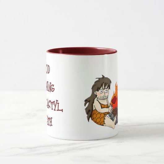 Tasse des Kaffees (Pterodactylatus) (Zentrum)