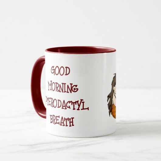 Tasse des Kaffees (Pterodactylatus) (Vorderseite Links)