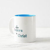 Tasse des Kaffees: Schwestern in Christus (Vorderseite Links)