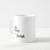 Tasse des Kaffees: Schwestern in Christus (Vorderseite Links)