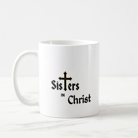 Tasse des Kaffees: Schwestern in Christus (Links)