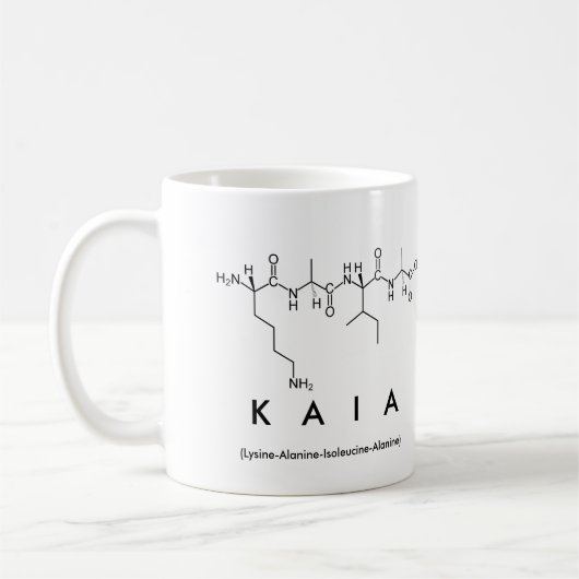 Tasse des Kaia-Peptids (Links)