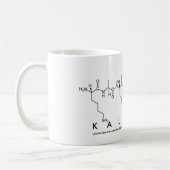 Tasse des Kaleena-Peptids (Links)