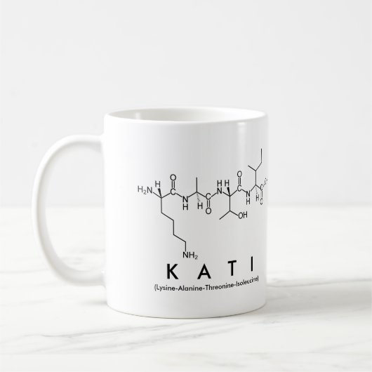 Tasse des Kati-Peptids (Links)
