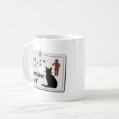 Tasse des Katzendienstes (Vorderseite Links)