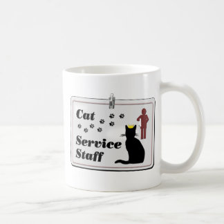 Tasse des Katzendienstes