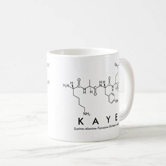 Tasse des Kaye-Peptids (VorderseiteRechts)