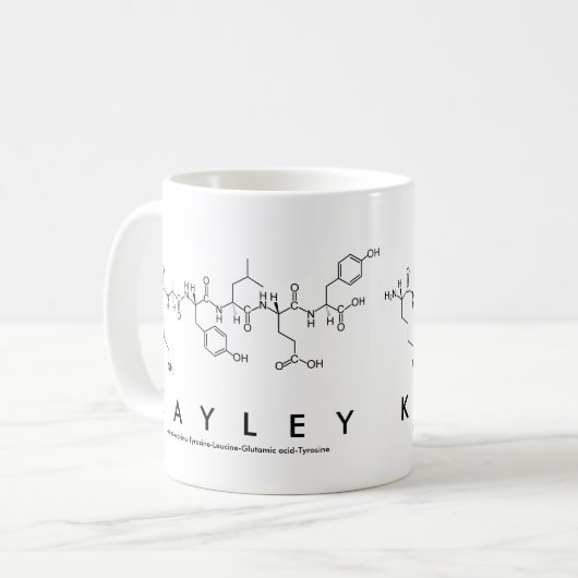 Tasse des Kayley-Peptids (Vorderseite Links)