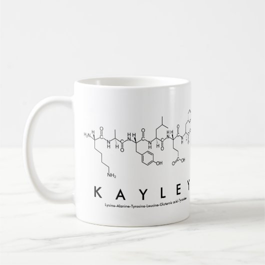 Tasse des Kayley-Peptids (Links)