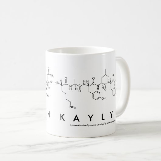 Tasse des Kaylyn-Peptids (VorderseiteRechts)