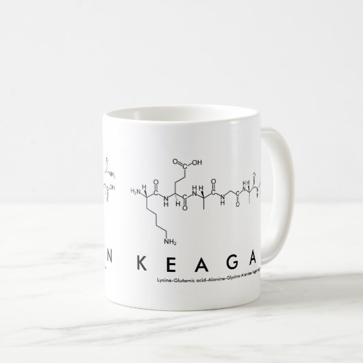 Tasse des Keagan-Peptids (VorderseiteRechts)