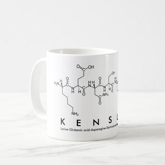 Tasse des Kensley-Peptids (Vorderseite Links)