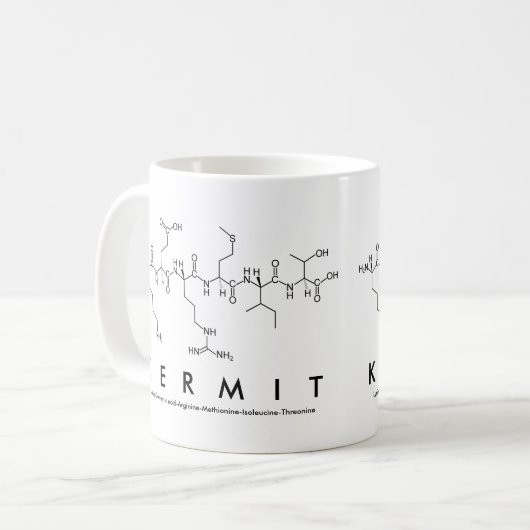 Tasse des Kermit-Peptids (Vorderseite Links)