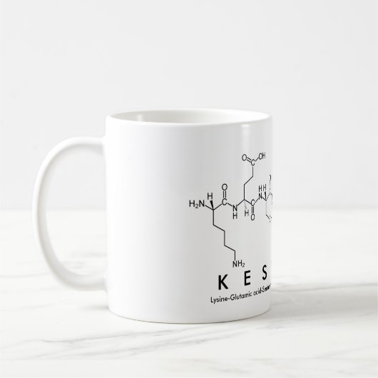 Tasse des Keshawn-Peptids (Links)