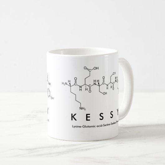 Tasse des Kessy-Peptids (VorderseiteRechts)