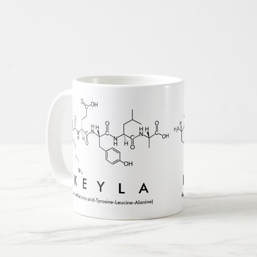 Tasse des Keyla-Peptids (Vorderseite Links)