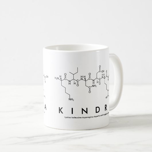 Tasse des Kindra-Peptids (VorderseiteRechts)