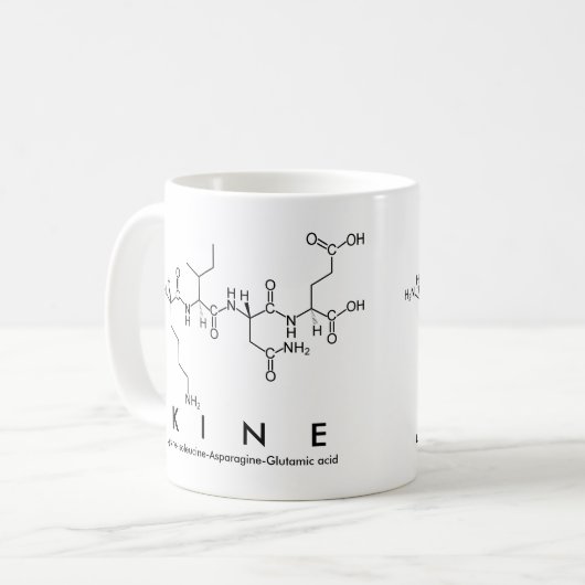 Tasse des Kine-Peptids (Vorderseite Links)