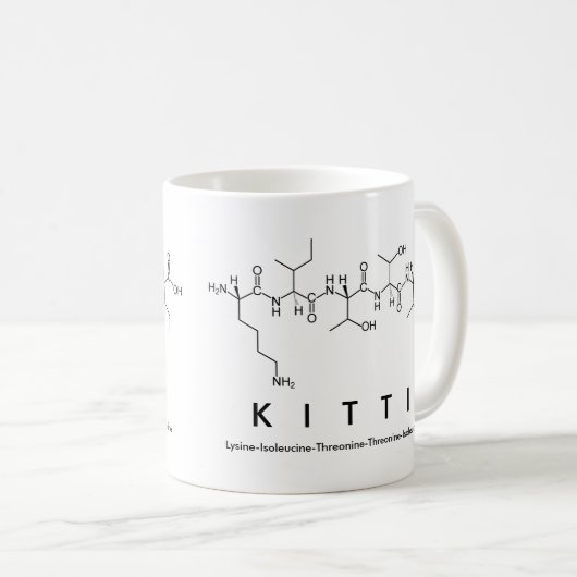 Tasse des Kitti Peptids (VorderseiteRechts)