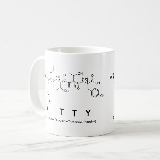 Tasse des Kitty Peptids (Vorderseite Links)