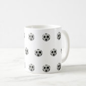 Tasse des klassischen Fußball-Balls (VorderseiteRechts)