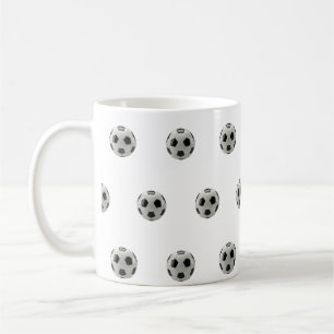 Tasse des klassischen Fußball-Balls