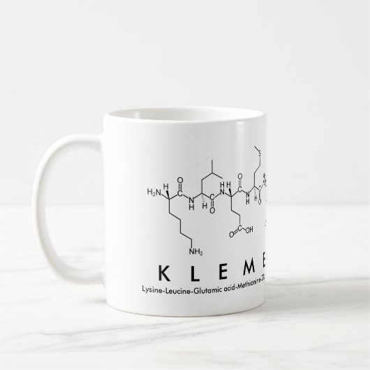 Tasse des Klementyna-Peptids (Links)
